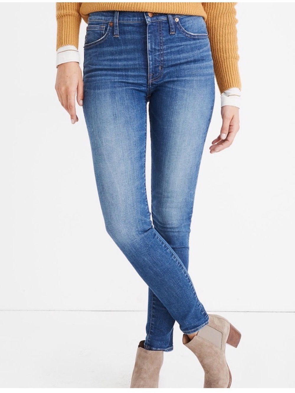 Madewell 9" Mid-Rise Skinny Jeans in Pendale Wash Size 27